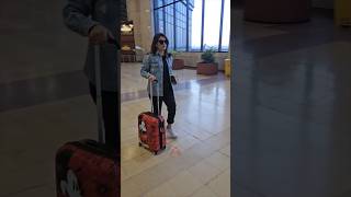 Hiba Bukhari and Sheheryar Munawar spotted together at Karachi Airport  Lollywood WorlD  Pak Celeb [upl. by Weig]