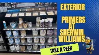 Exterior primers from Sherwin Williams [upl. by Octavus]