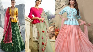 50 Latest Peplum Blouse Designs Ideas For Saree amp Lahenga Styles [upl. by Bringhurst]