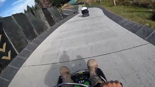 fun ride on the luge in Queenstown New Zealand [upl. by Luelle398]