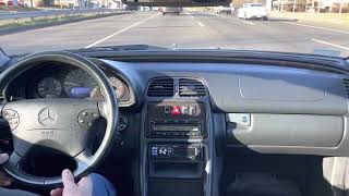 2001 MercedesBenz CLK 430 Driving [upl. by Nayarb]