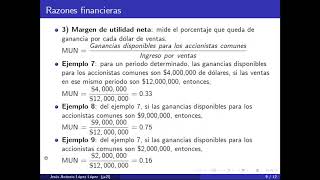 Razones financieras de rentabilidad [upl. by Nadbus]