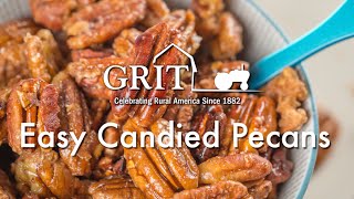 Easy Candied Pecans [upl. by Fendig263]