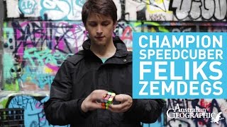 Interview with Feliks Zemdegs Speedcubing Champion [upl. by Grefe205]