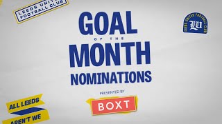 Leeds United Goal of the Month  August 2024 [upl. by Akeyla]