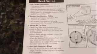 PetSafe Wireless Set Up Instruction Manual [upl. by Annauqahs646]