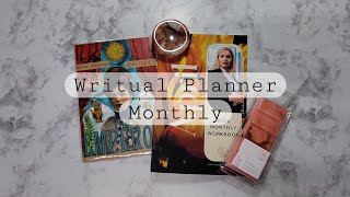 Writual Planner Monthly  April 2024 unboxing and Flip Through [upl. by Kushner]