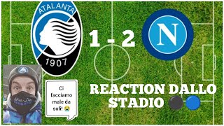 Atalanta Napoli 12 😭 reaction dallo stadio [upl. by Killion886]