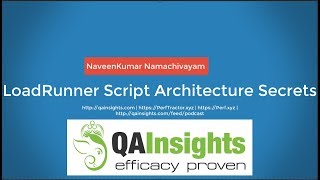 Learn LoadRunner Series  6  LoadRunner Script Architecture Secrets [upl. by Esinaj356]