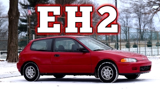 1995 Honda Civic Hatch EH2 Regular Car Reviews [upl. by Llenhoj]