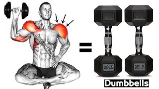 Broader Shoulders Bigger Gains Your  Ultimate Dumbbell Shoulder Blueprint [upl. by Trinidad]