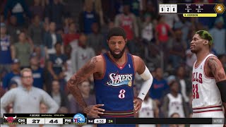 NBA 2K25  199798 Bulls  76ers  Play Now Online PS5 [upl. by Duquette]