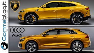 Audi Q8 vs Lamborghini Urus  SEE THE DIFFERENCES [upl. by Gean]