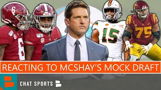 Dolphins Draft Rumors Reacting To Todd McShay’s Miami Dolphins Picks amp Trade  2021 NFL Mock Draft [upl. by Swan]