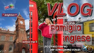 ho VISSUTO per una settimana in una FAMIGLIA INGLESE  vlog pt1🇬🇧✈️👩‍🏫 [upl. by Chubb]