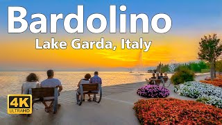 Bardolino Lake Garda  Walking Tour 4K Ultra HD [upl. by Aire]