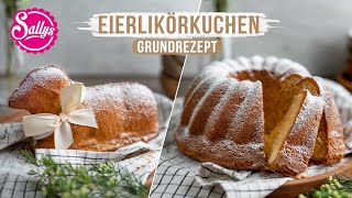 Eierlikörkuchen und Osterlamm Grundrezept  Basics  Sallys Welt [upl. by Hayila]