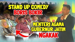 Boris Bokir Akan LOGIN dibimbing Menteri Agama dan Gubernur Jatim Tapi Standup Comedy Untuk 2024 [upl. by Newo]