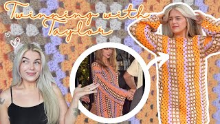 Crocheting THE Taylor Swift dress  its soo cute beginner friendly [upl. by Spiegleman]