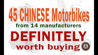 45 CHINESE Motorbikes DEFINITELY worth buying [upl. by Irdua]