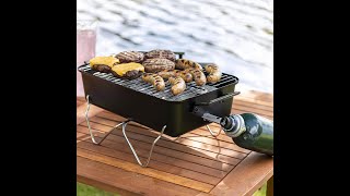 CharBroil Portable Convective 1Burner Stainless Steel Propane Gas Grill [upl. by Uyekawa938]