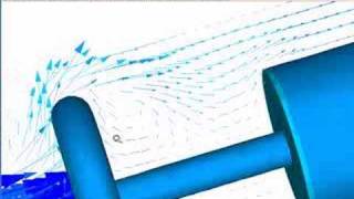 Flow moving poppet valve in hydraulic system CFD [upl. by Vivica]