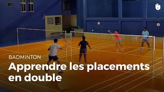 Apprendre les placements en double  Badminton [upl. by Myriam]