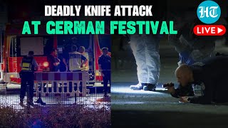 LIVE  Knife Attack At Germanys Solingen Festival Several Killed And Injured Suspect At Large [upl. by Lena]