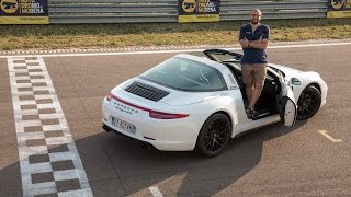 Porsche 911 Targa 4 GTS  Il bello di guidare una sportiva quotsemprequot [upl. by Ahsatak378]