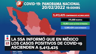 Reporte covid19 Suman 5413425 casos acumulados en México [upl. by Philps]