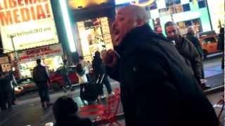 NYPD Cop gets HYPNOTIZED in Time Square BLOGUMENTARY [upl. by Eerual848]