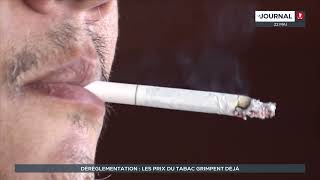 Dérèglementation des prix du tabac  hausse de 20 à 30 sur certaines marques [upl. by Nauqram13]