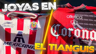 RARAS CAMISETAS DEL FÚTBOL MEXICANO  CAZANDO Y VENDIENDO JERSEYS TIANGUIS DE LA CONSTI GDL [upl. by Desdemona]