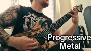 Progressive Metal  Legator 8 String Guitar [upl. by Ardaed]