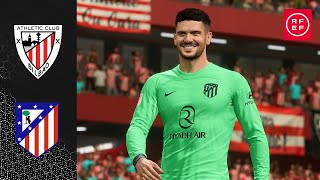 Athletic Bilbao vs Atletico Madrid • Copa Del Rey 202324 Full Match Gameplay [upl. by Veradia]