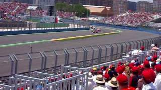 Safety Car lap  Mark Webber crash  Valencia 2010 [upl. by Moorish]