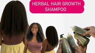 DIY NATURAL SHAMPOO RECIPE moringa star anise hibiscus  HEALTHY HAIR [upl. by Shivers914]