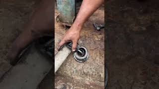 Leaf springs Bush Removing by Street Mechanic 🧑‍🔧 leafsprings rxmechanic carrepair diesel [upl. by Watkin]