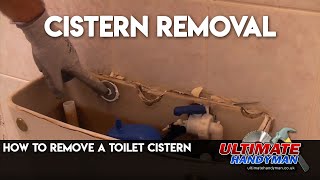 How to remove a toilet cistern [upl. by Danais194]