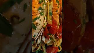 Shrimp Scampi with Pasta florence italy [upl. by Hinch]