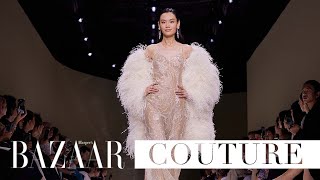 Best of the haute couture fashion shows autumnwinter 2024  Bazaar UK [upl. by Calendra183]