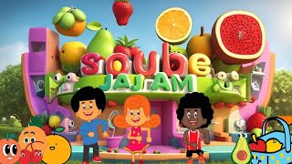 🎶 SING A FRUTY SONG WHILE LEARNING THE NAME FRUITS  NURSERY KIDS SONG kidssongs nurseryrhymes [upl. by Ossy]