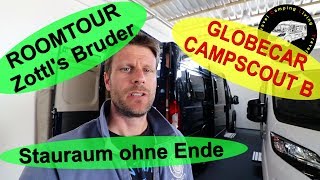 Globecar Campscout B Roomtour amp Vorstellung ein Stauraumriese mit Designschwächen [upl. by Larrabee]