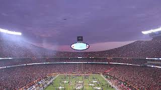 B2 Spirit does flyover at NFL game [upl. by Sutsugua]