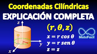 Coordenadas Cilíndricas ¿Qué son EXPLICACIÓN COMPLETA [upl. by Drol103]