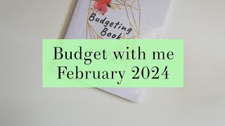 Budget with me for February [upl. by Humbert]