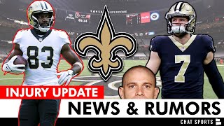 Juwan Johnson Injury News  Saints Rumors Ft Jimmy Graham Taysom Hill Contract Dallin Holker [upl. by Owiat438]