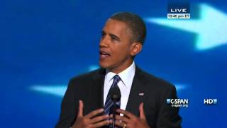 President Obama Acceptance Speech at 2012 Democratic National Convention CSPAN  Full Speech [upl. by Mcclimans]