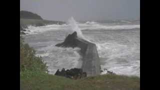 Doelan tempête dans le Finistère [upl. by Stavro]