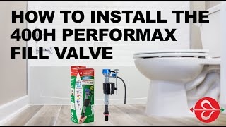 Fix a Slow Filling Toilet by Installing Fluidmasters 400H PerforMAX Fill Valve [upl. by Hgalehs]